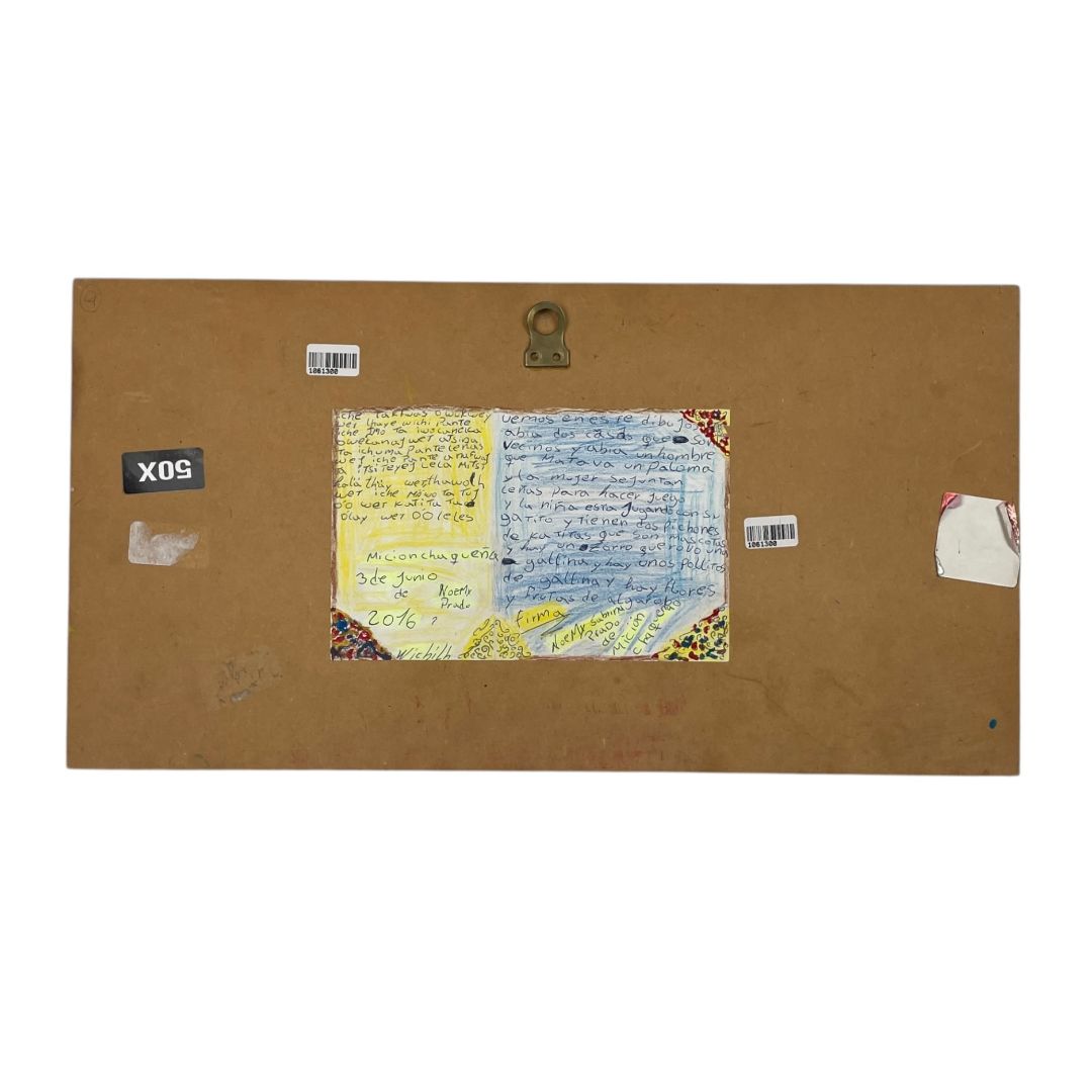 Arte Sin Vidrio WICHIS Medida 45cm X 23.5cm