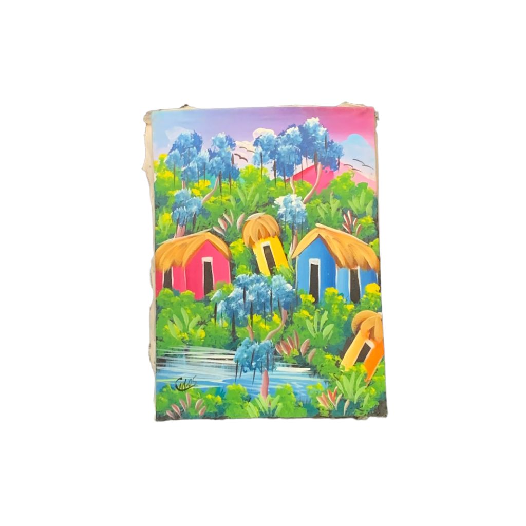 CALOZ Casas En La Selva Obra 40cm X 25cm