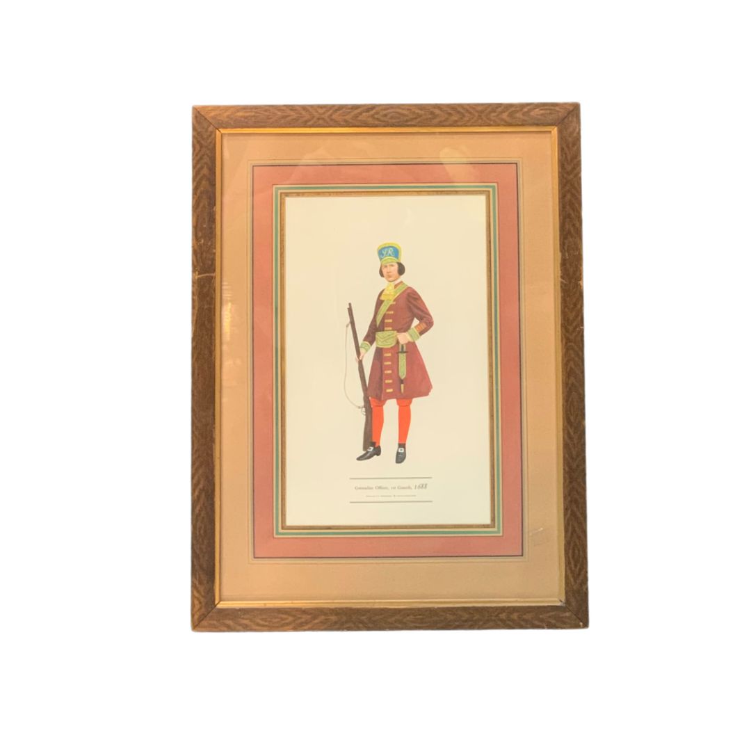 Arte con Vidrio Marco 54cm X 40cm Obra 34cm X 21cm