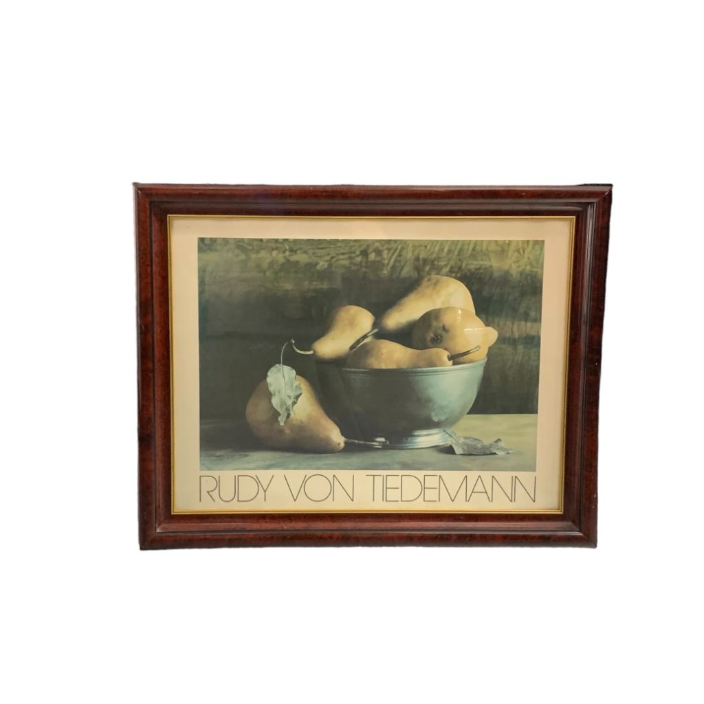 RUDY VON TIEDEMAN Naturaleza Muerta Marco 58,5cm X 73,5cm Obra 42,5 X 62,5