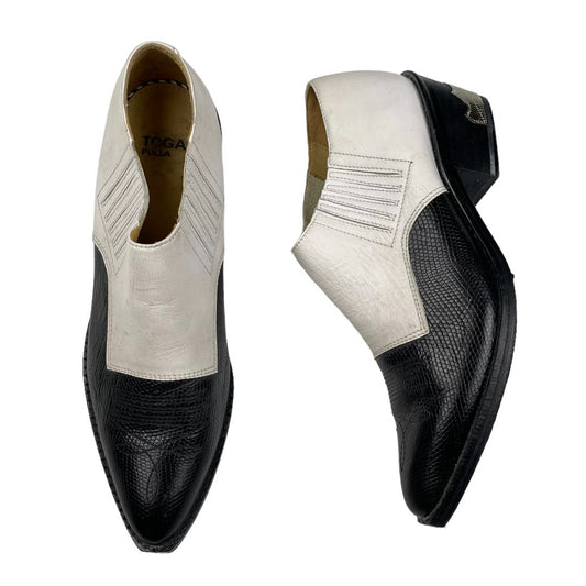 Zapato  Toga  Blanco Y Negro Talle 38