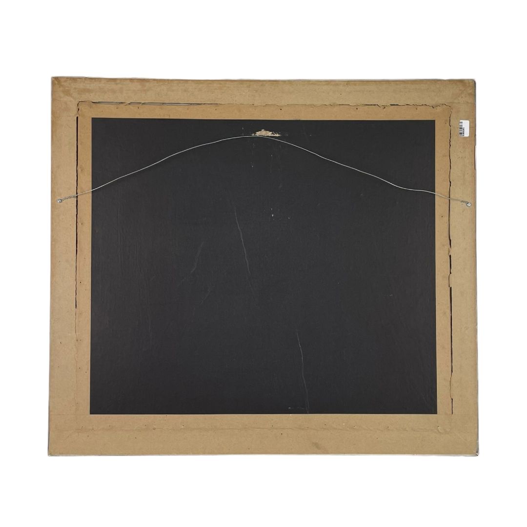 Arte con Vidrio ANONIMO Estilo Figurativo Marco 55cm X 65cm Obra 40cm X 47,5cm