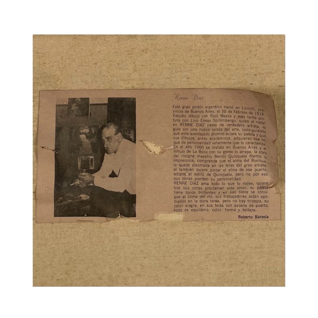 Arte sin Vidrio RENNE DIAZ Estilo Paisajismo Marco 80cm X 88cm Obra 58,5cm X 68,5cm