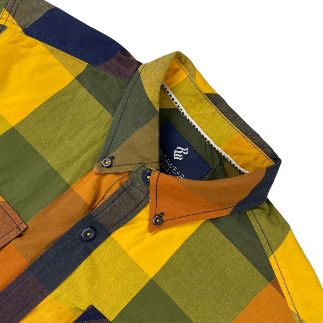 Camisa Manga Larga ROCAWEAR Color Varios Escoces Talle L