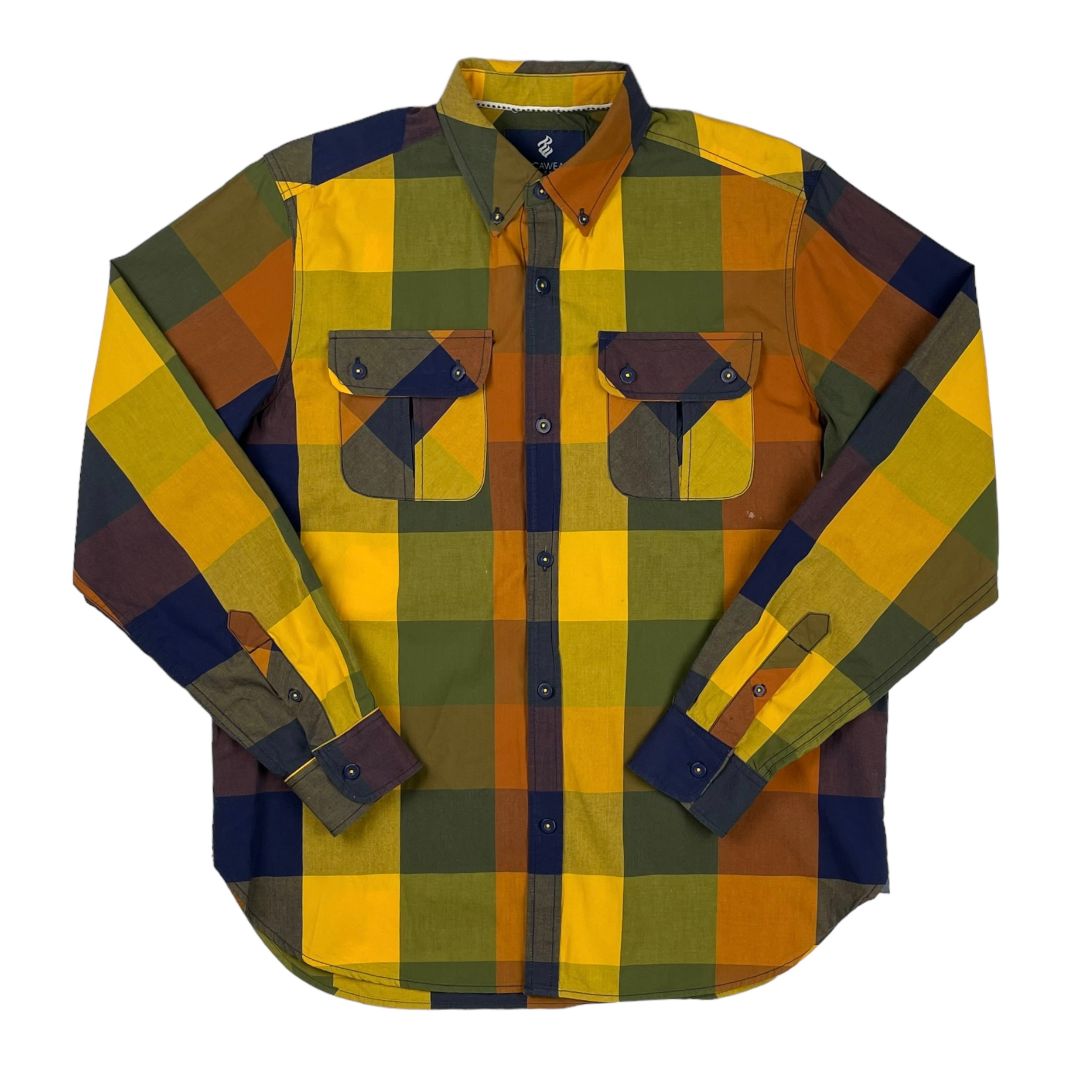 Camisa Manga Larga ROCAWEAR Color Varios Escoces Talle L