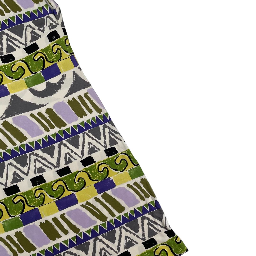 Vestido Sin Manga PRADA Varios Estampado Talle M