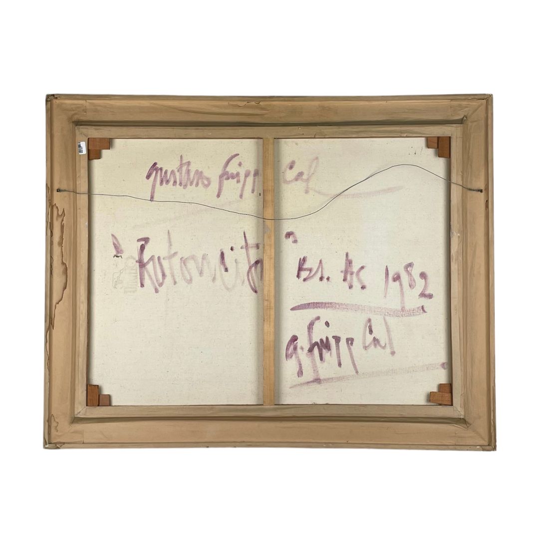 Arte con Vidrio GUSTAVO FRIPP CAL Estilo Retrato Medida 93cm X 73cm