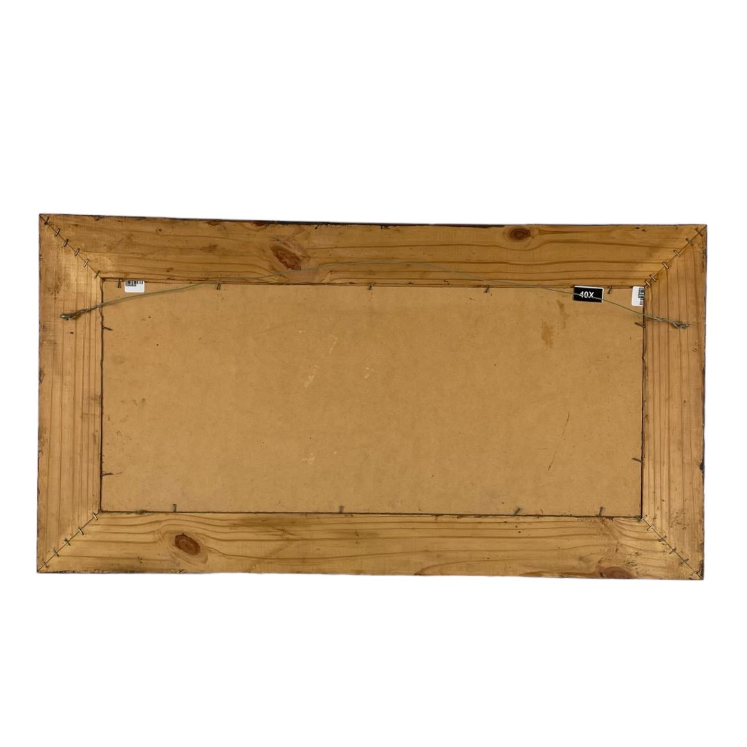 Arte sin Vidrio ANONIMO Estilo Naturaleza Muerta Marco 46 cm x 86 cm Obra 28cm X 69cm