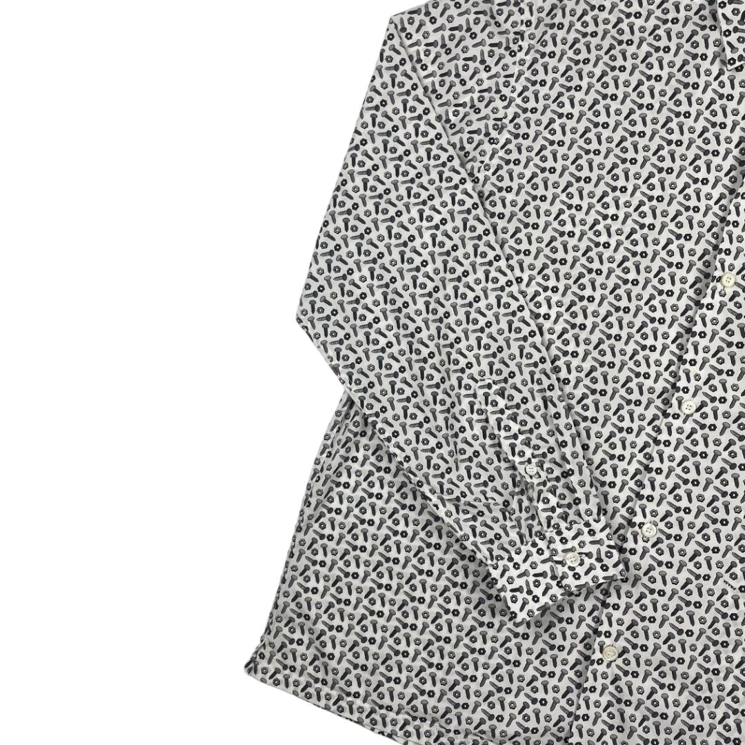 Camisa Manga Larga PRADA Color Varios Estampado Talle 40