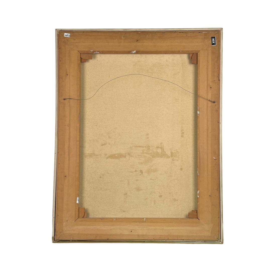 Arte sin Vidrio H. SOSALOZLIZ Estilo Paisajismo Marco 93cm X 73cm Obra 80cm X 50,5