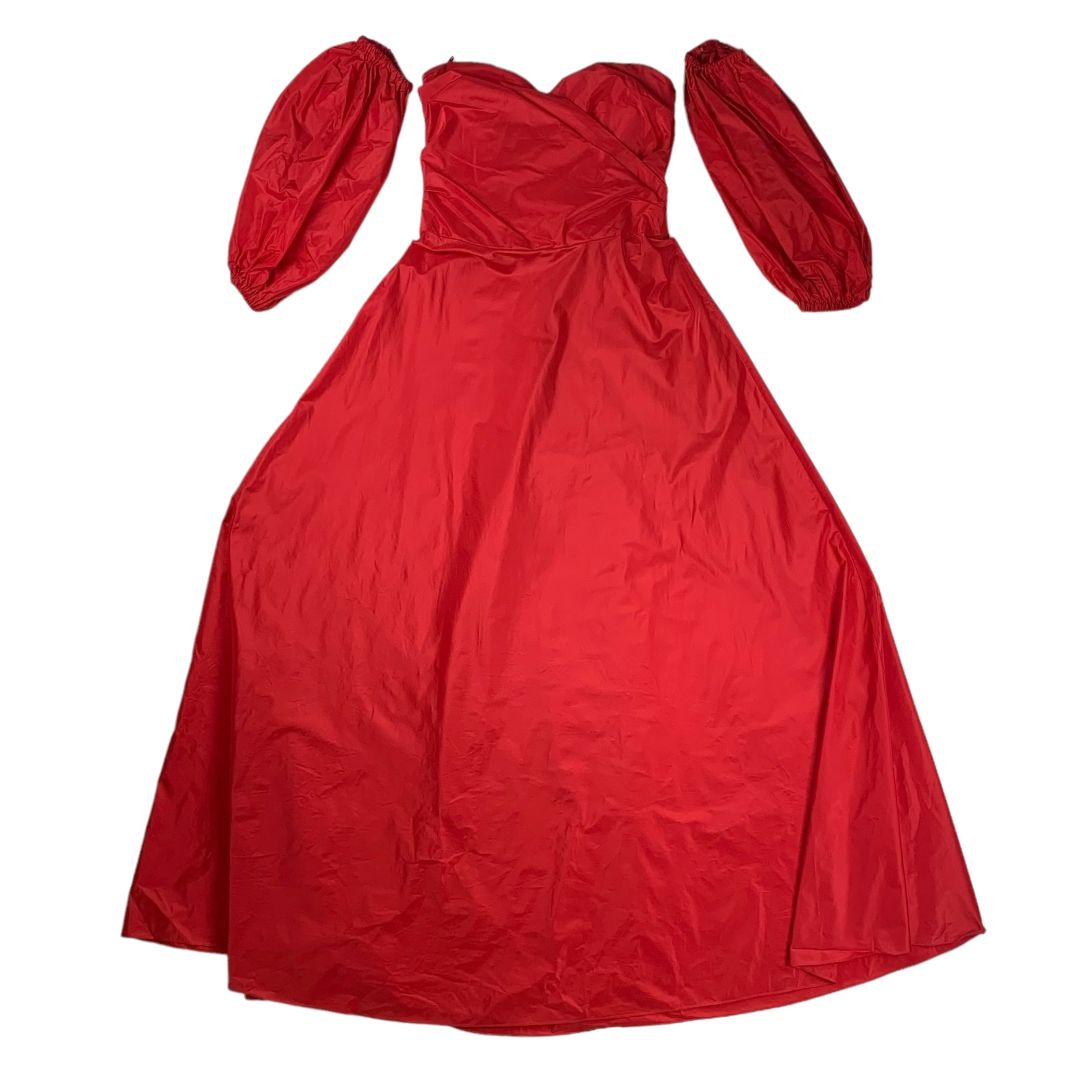 Vestido Strapless MENAGE A TROIS Color Rojo Talle 40