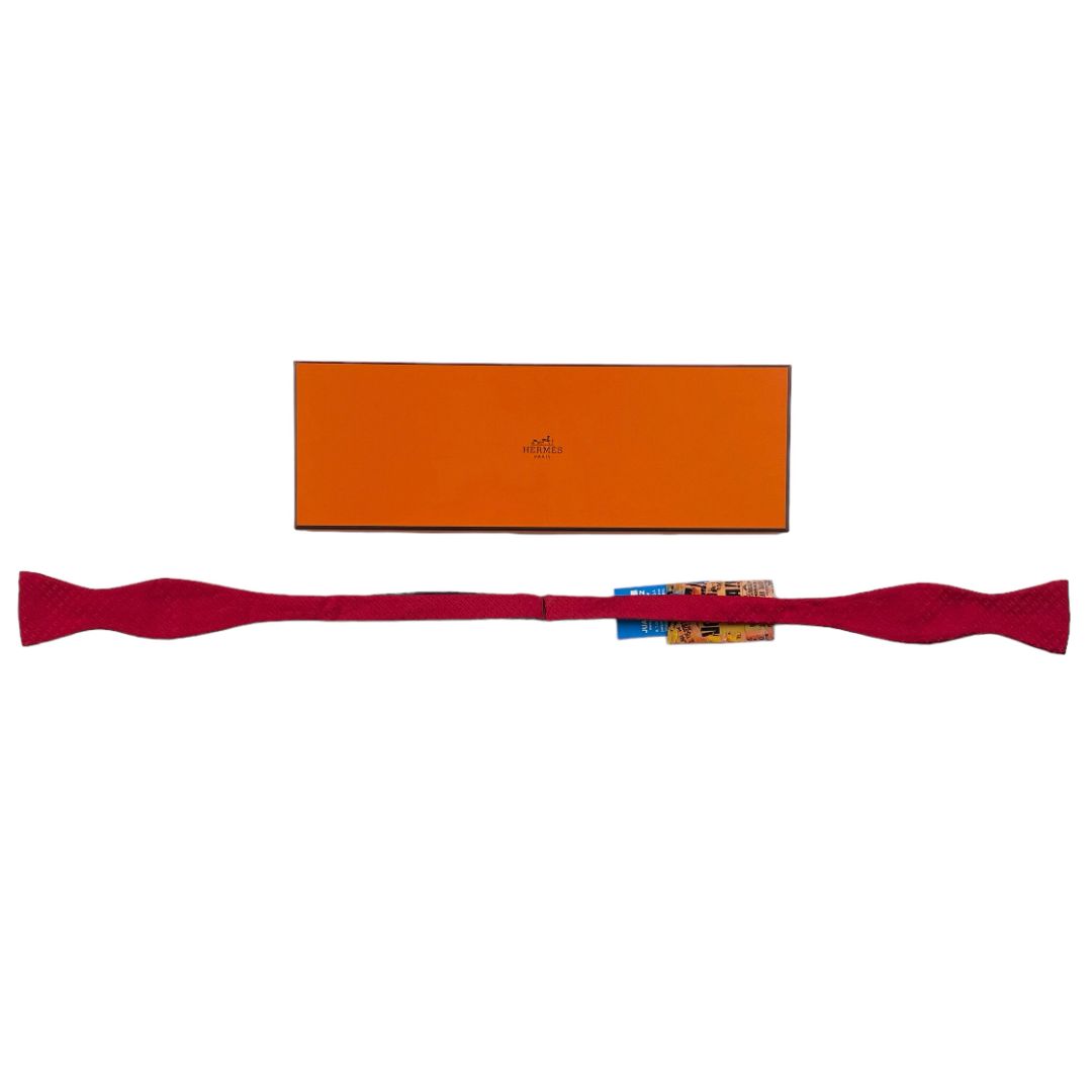 Moñito HERMES Color Bordeaux Talle Unico