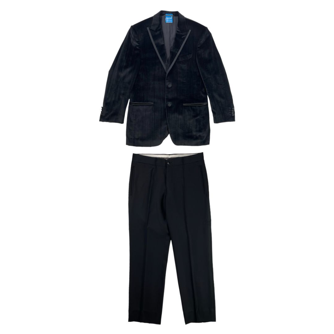 Conjunto X2 CANALI Color Negro Talle M