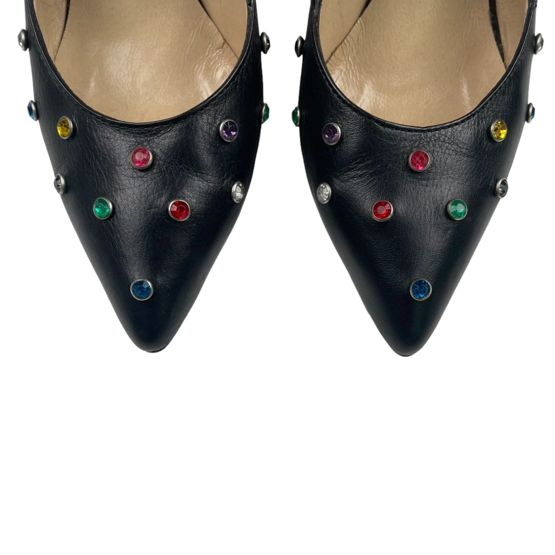 Zapato Taco Alto JAZMIN CHEBAR Color Negro Talle 35