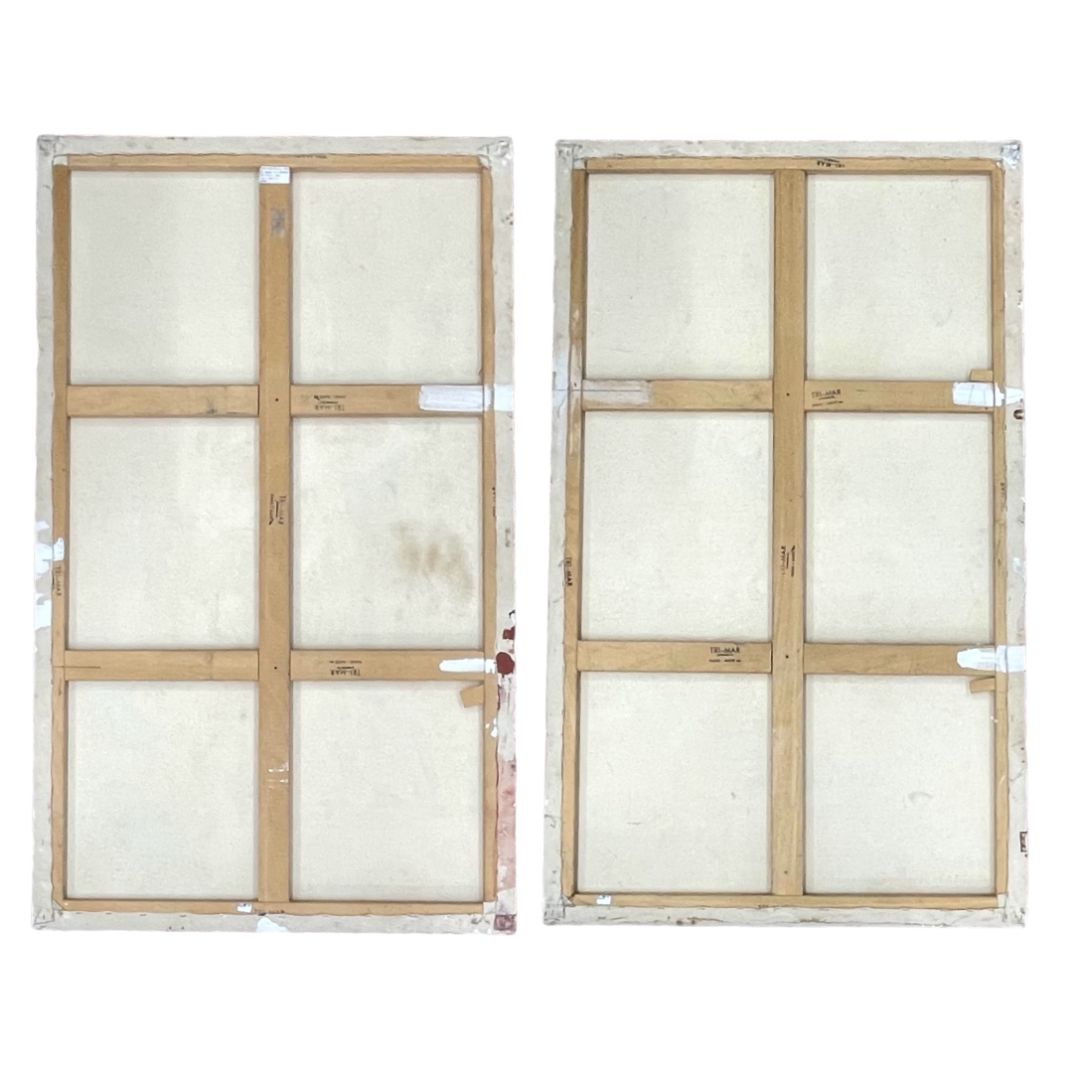 Arte sin Vidrio Diptico ERIK VAN DER GRIJN Estilo Abstracto Medida 180 cm X 150 cm