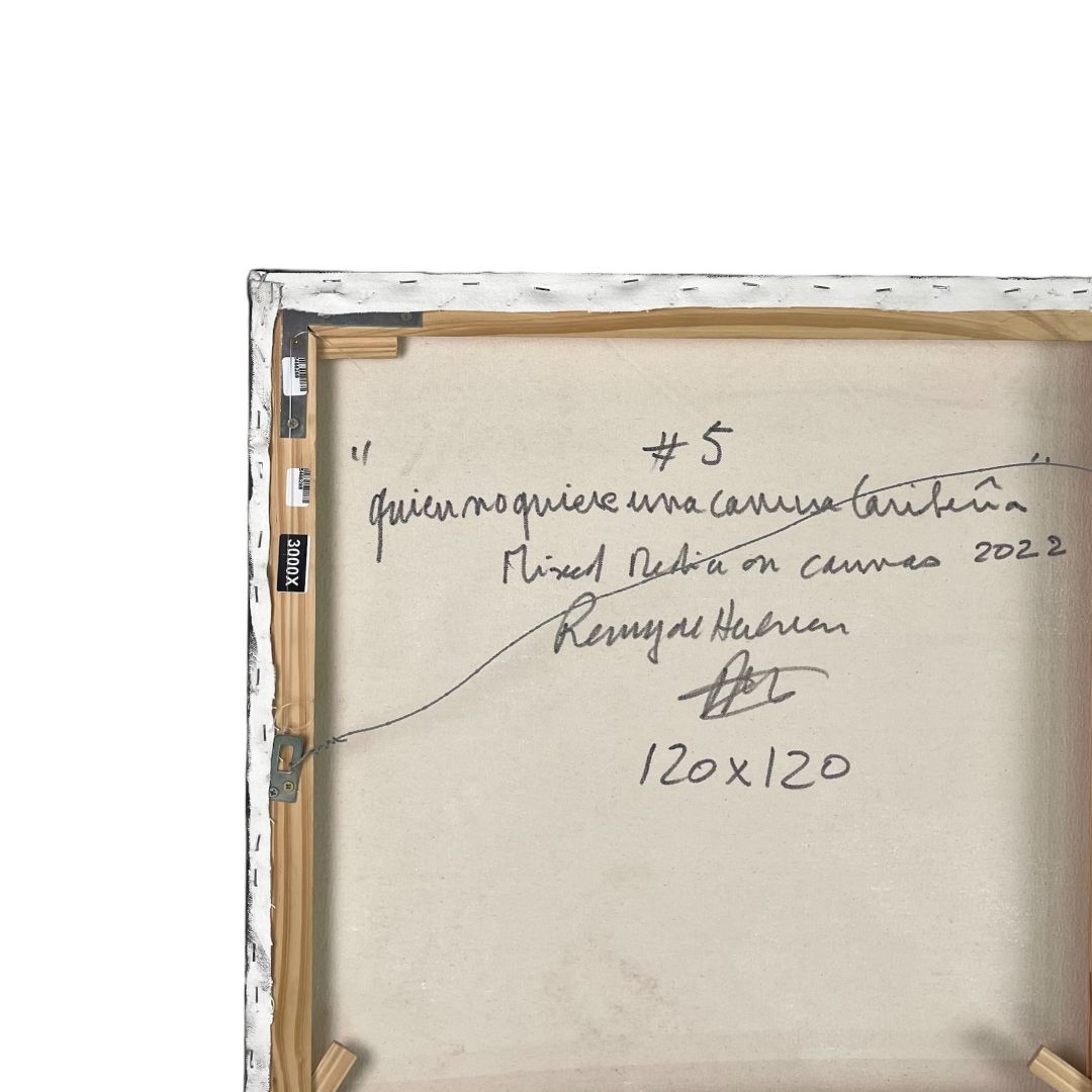 Arte con Vidrio REMY DE HAENEN Estilo Figurativo Medida 120 cm X 120 cm