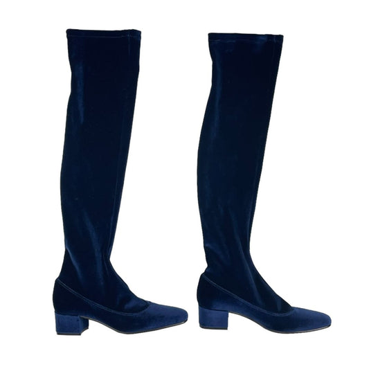 Bota Larga  CAREL PARIS  Color Azul Talle 38