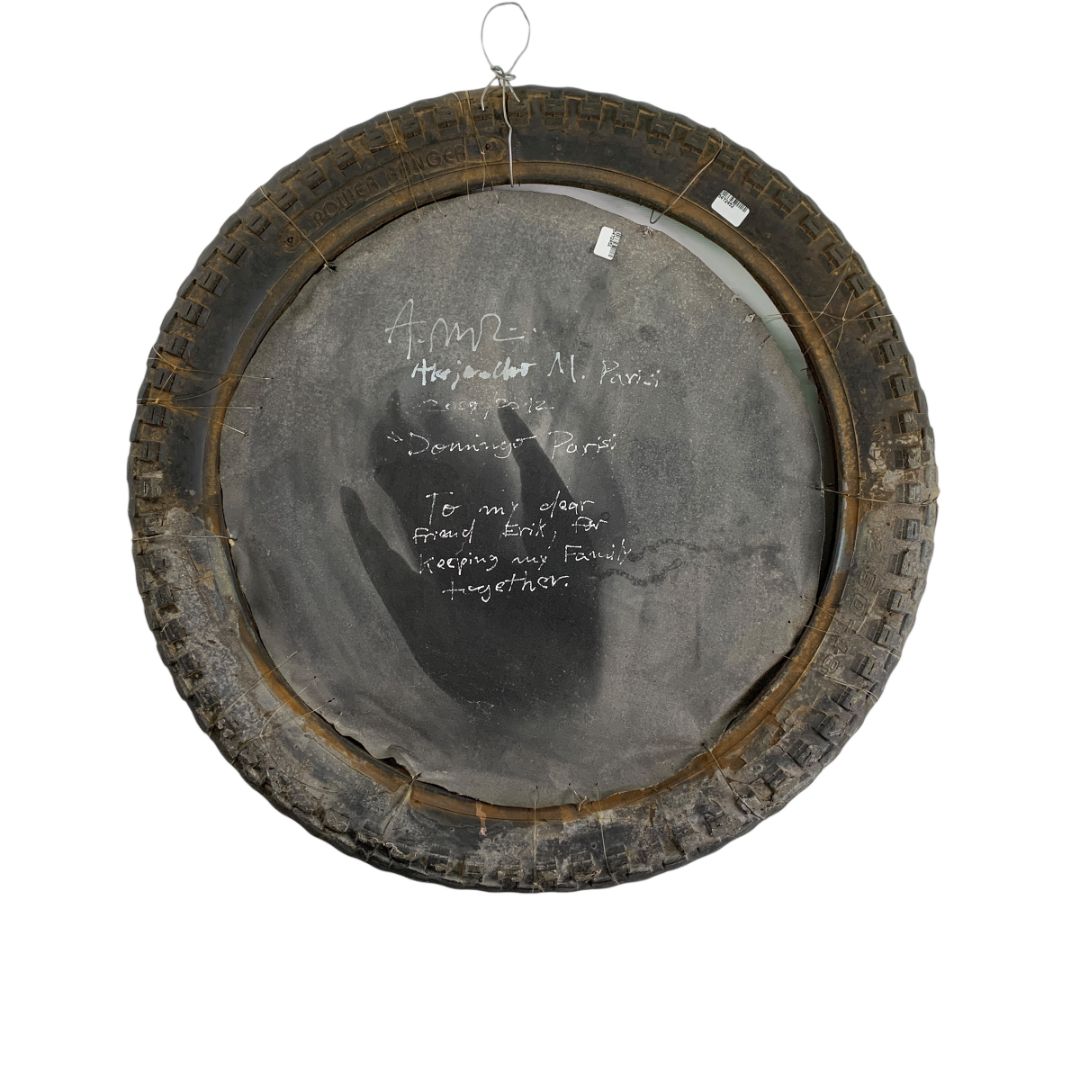 Arte sin Vidrio ALEJANDRO PARISI Estilo Retrato Medida 59 cm X 59 cm