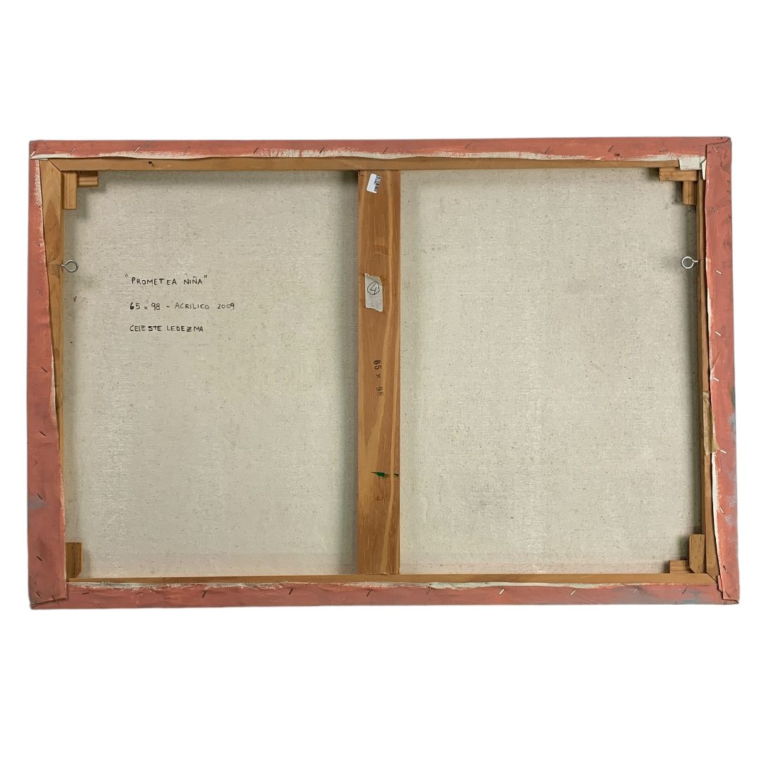 Arte sin Vidrio CELESTE LEDESMA Estilo Figurativo Medida 95cm X 65cm