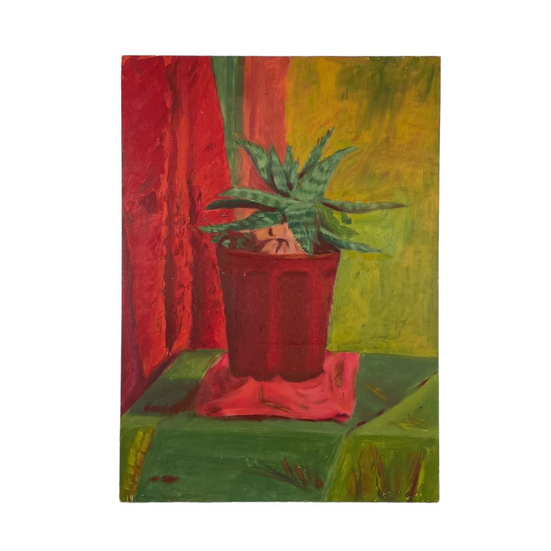 ANONIMO Arte sin Vidrio Estilo Naturaleza Muerta Medida 70cm X 50cm
