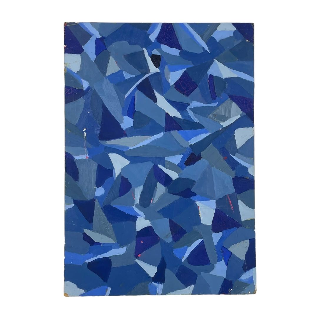 ANONIMO Arte sin Vidrio Estilo Abstracto Medida 50cm X 35cm