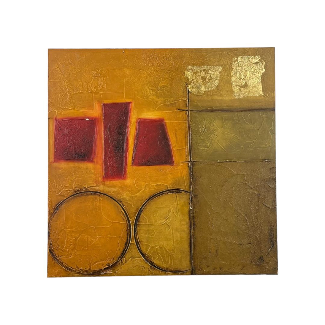 ANONIMO Arte sin Vidrio Estilo Abstracto Obra 50 cm X 50 cm