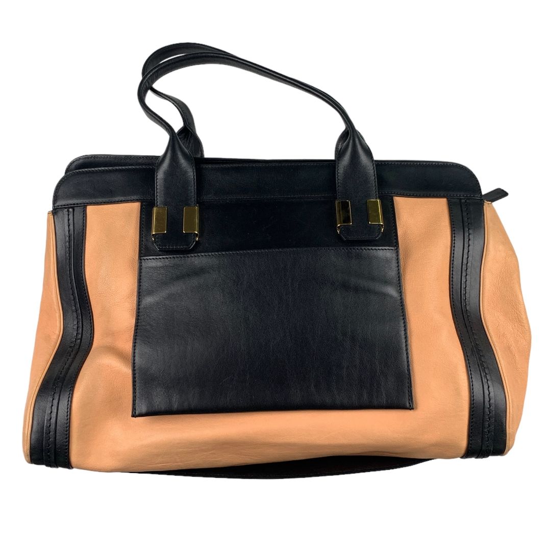 Cartera CHLOE Color Varios Beige Y Negro Medida 43cm X 27cm