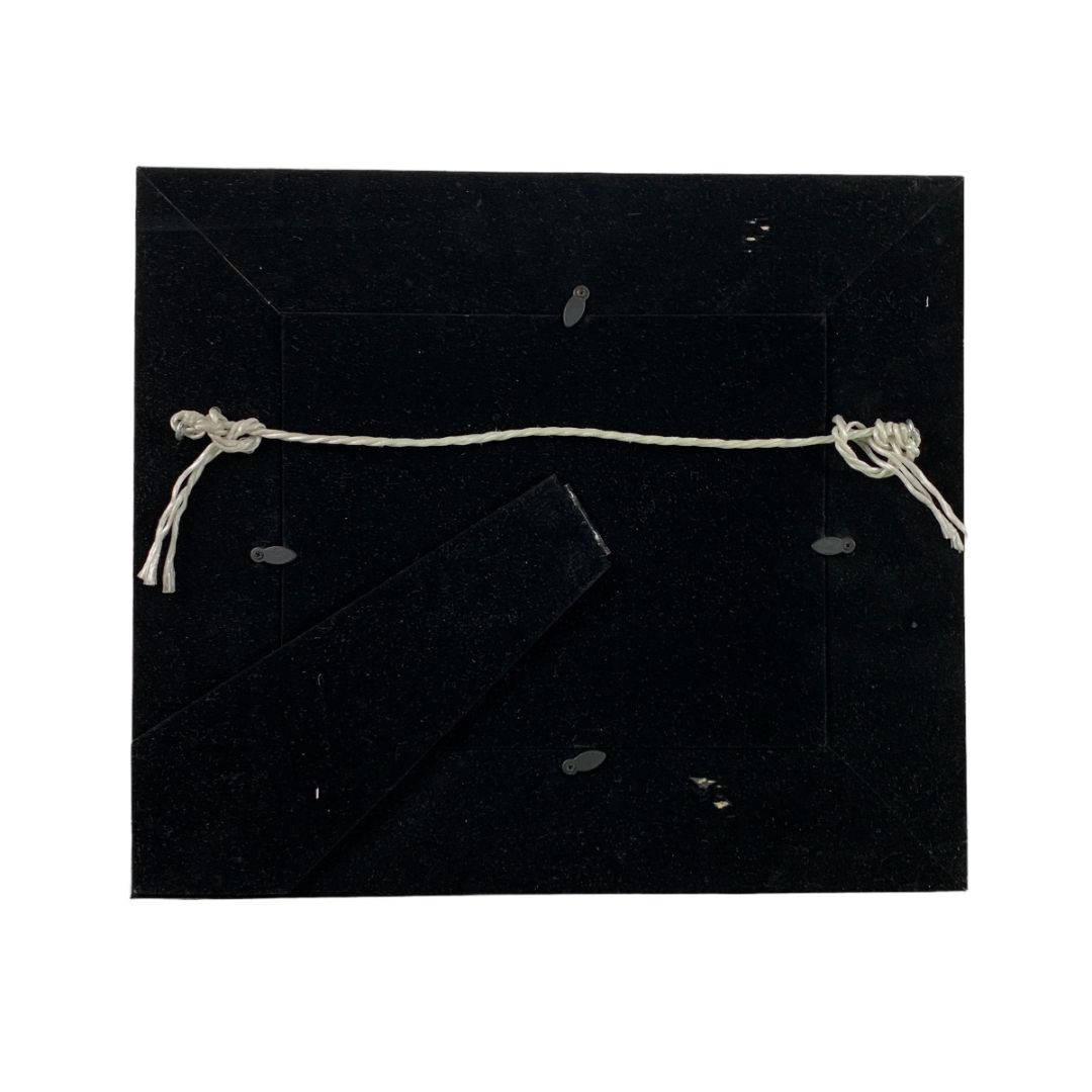 ANONIMO Arte con Vidrio Estilo Figurativo Marco 34 cm X 39 cm Obra 9 cm X 20 cm