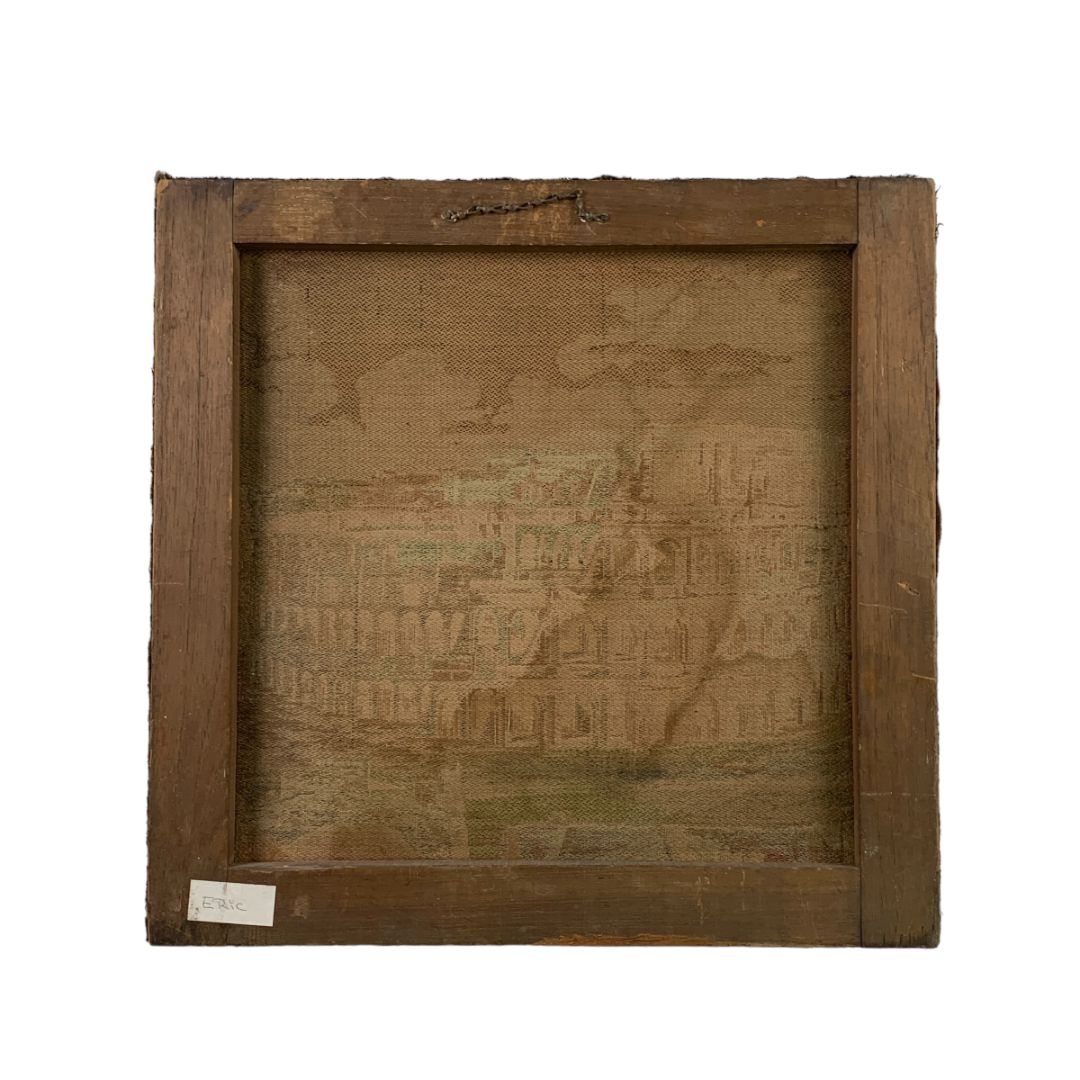 Arte sin Vidrio ANONIMO Estilo Collage Obra 49 cm X 49 cm