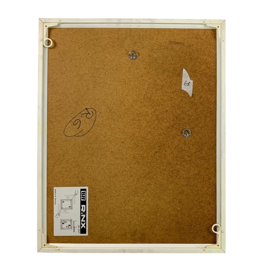 Arte con Vidrio R. G. Estilo Retrato Marco 50 cm X 40 cm Obra 16 cm X 23 cm