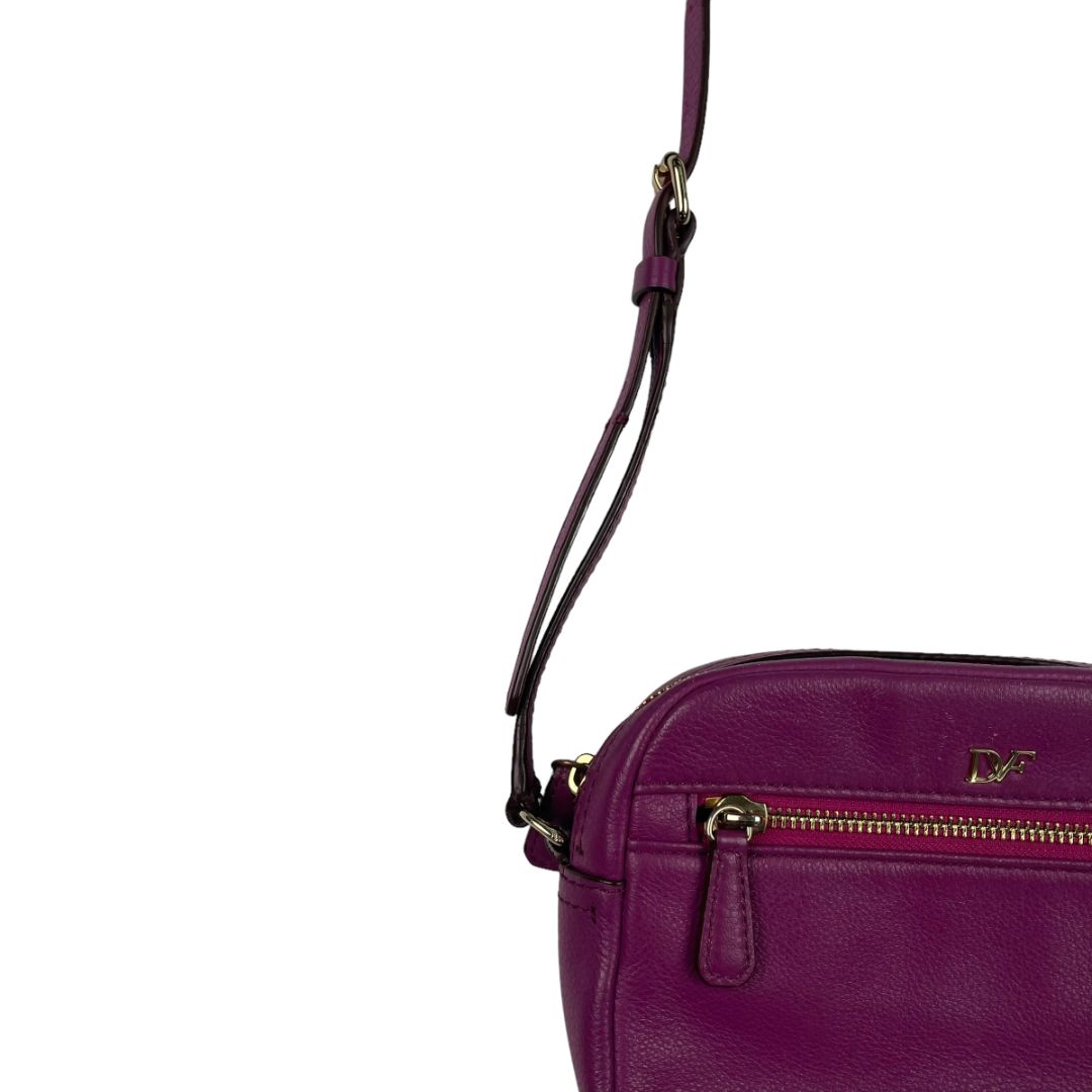 Cartera DIANE VON FÜRSTENBERG Color Violeta Medida 20cm X 15cm