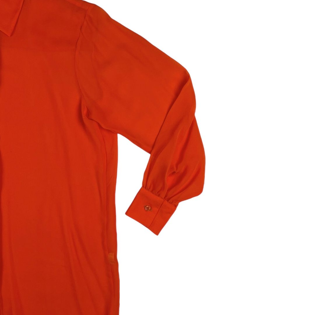 Camisa Manga Larga MENAGE A TROIS Color Naranja Talle M