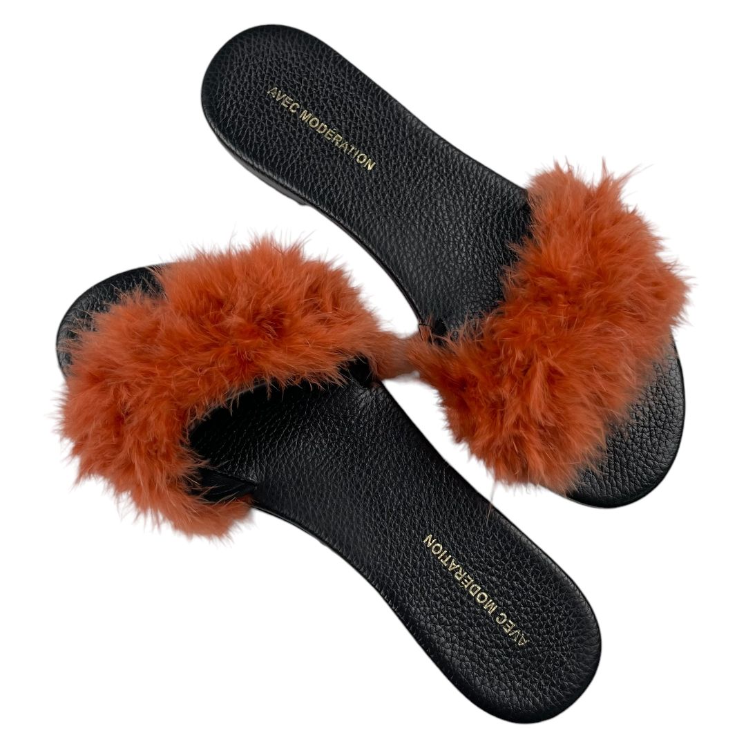 Sandalias AVEC MODERATION Color Naranja Talle 40