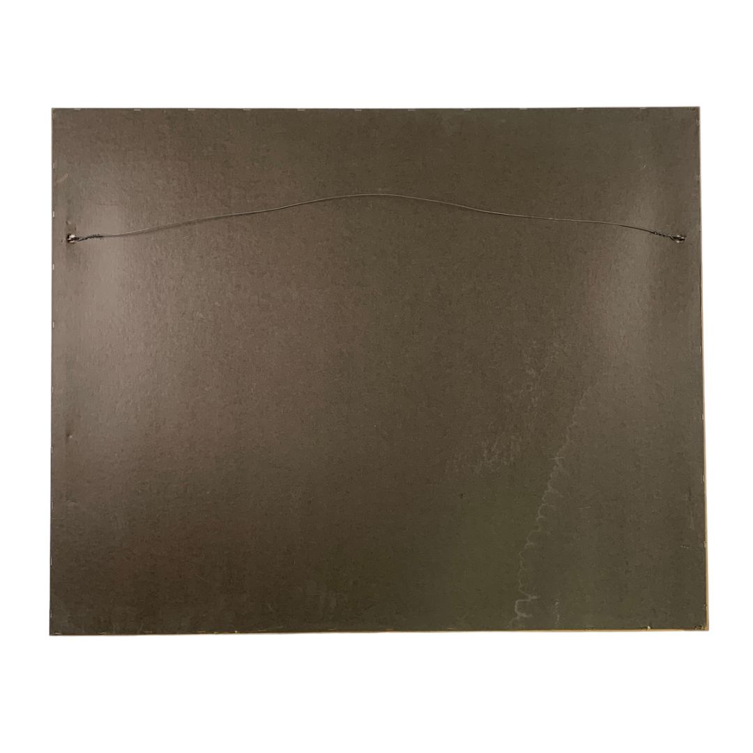 Arte con Vidrio MICHAEL O' SULLIVAN Estilo Figurativo Marco 78 cm X 97 cm Obra 57 cm X 75 cm