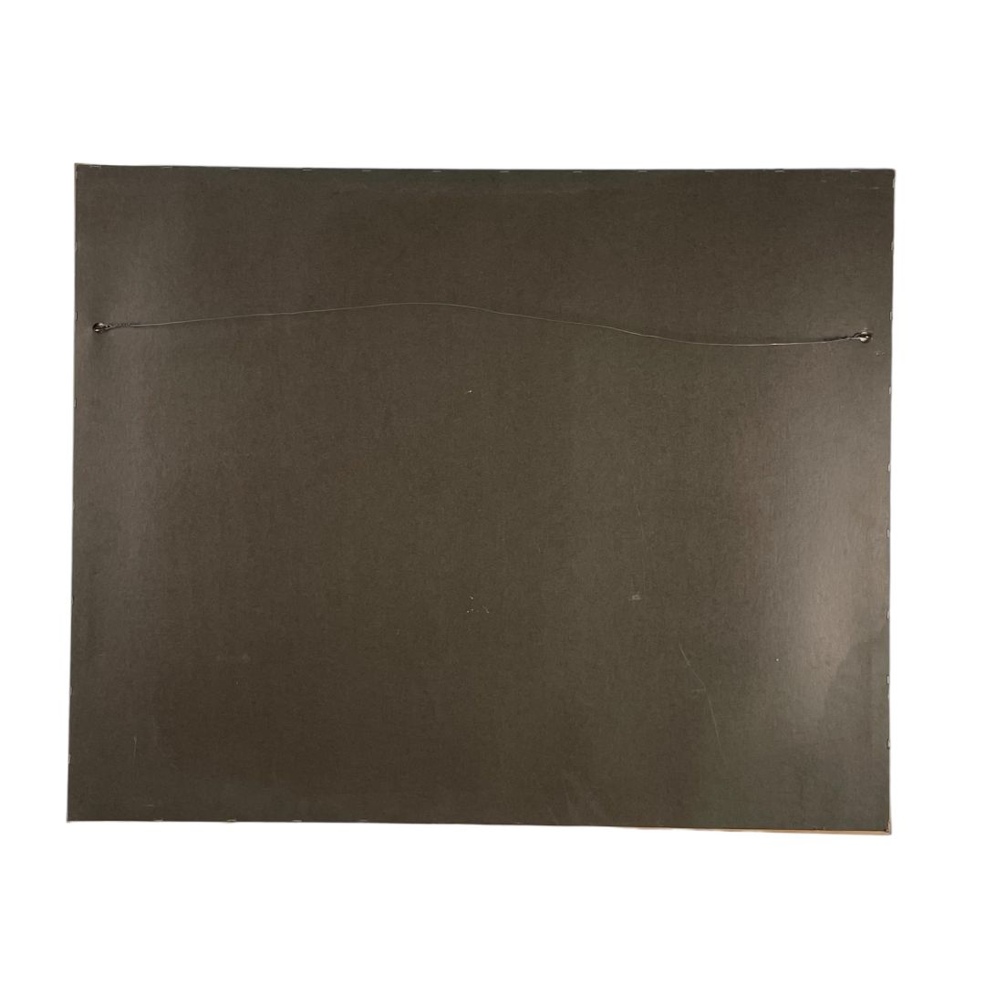 Arte con Vidrio MICHAEL O' SULLIVAN Estilo Figurativo Marco 78 cm X 97 cm Obra 57 cm X 75 cm