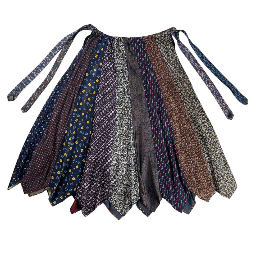 Pollera Larga Pollera Corbatas Larga ROPA Y ARTE Color Varios Estampado Talle M