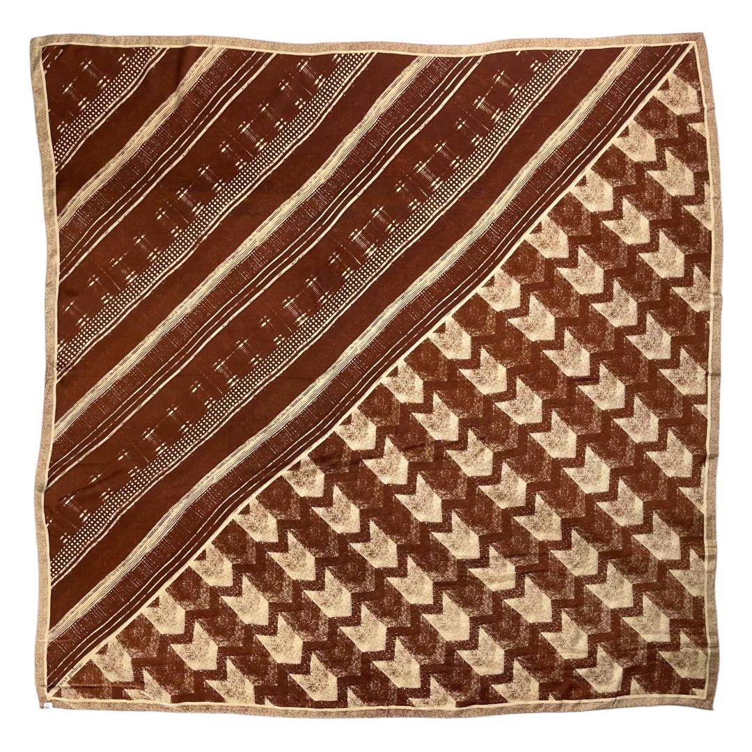 Pañuelo LAURA BIAGIOTTI Color Marron Medida 130cm X 130cm