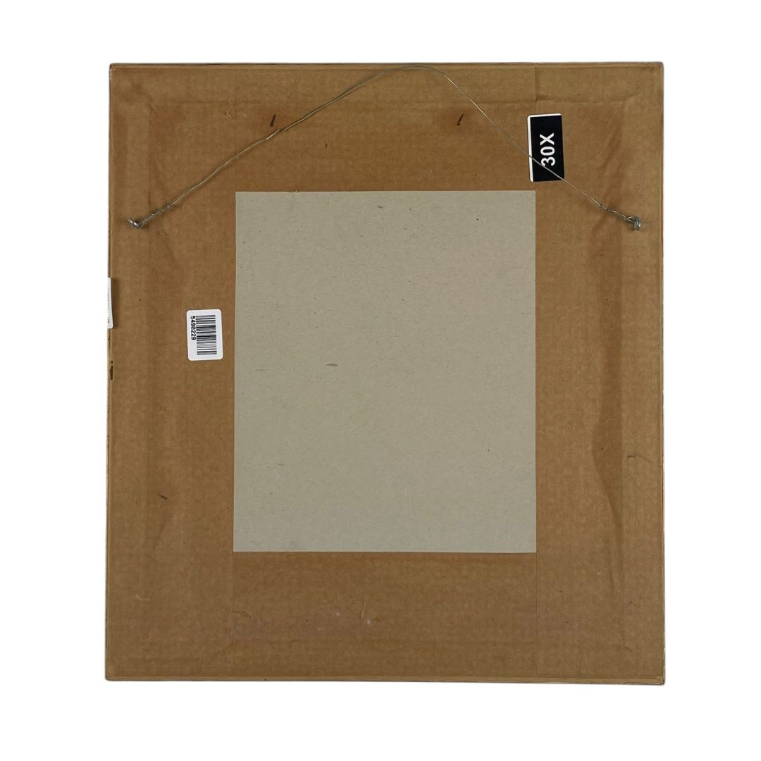 Arte con Vidrio KLIMT Estilo Retrato Marco 35 cm X 31 cm Obra 18 X 16 cm