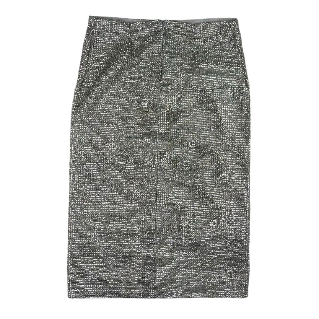 Pollera Media Pierna MENAGE A TROIS Color Plateado Talle 40