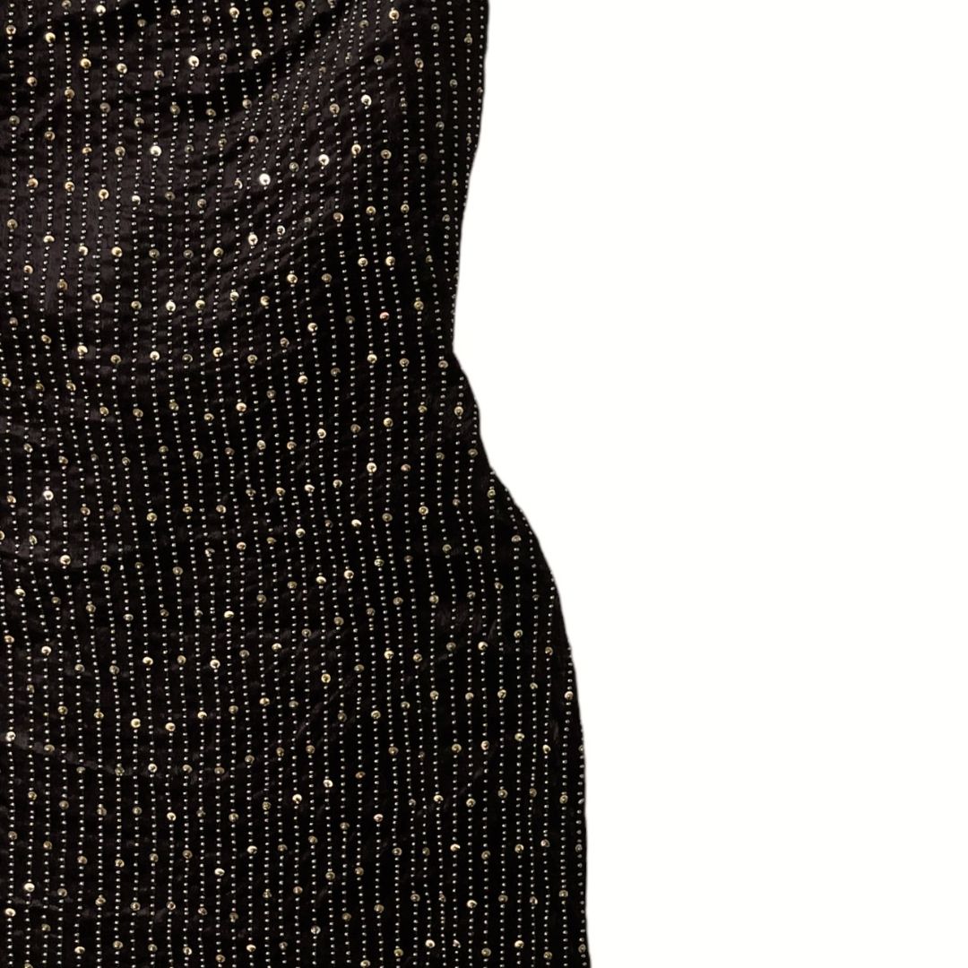 Vestido Strapless MENAGE A TROIS Color Negro Talle 40