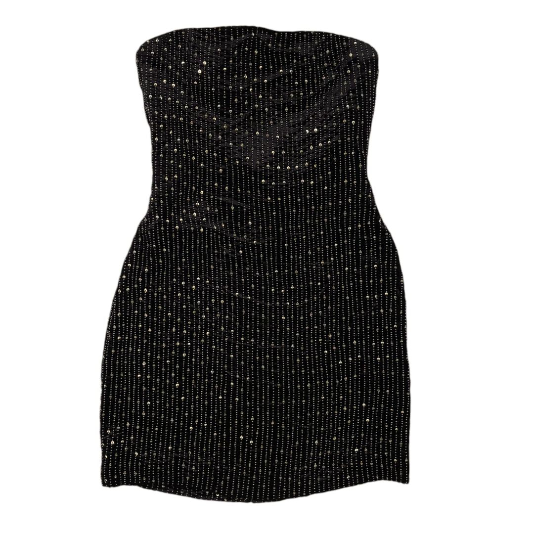 Vestido Strapless MENAGE A TROIS Color Negro Talle 40