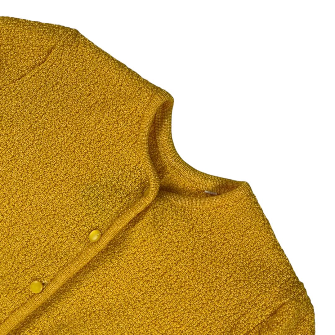 Sweater Abierto SIN MARCA Color Amarillo Talle M