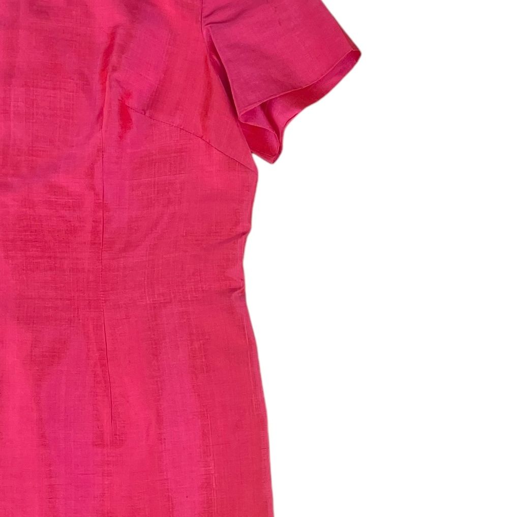 Vestido Manga Corta SIN MARCA Color Fucsia Talle 10
