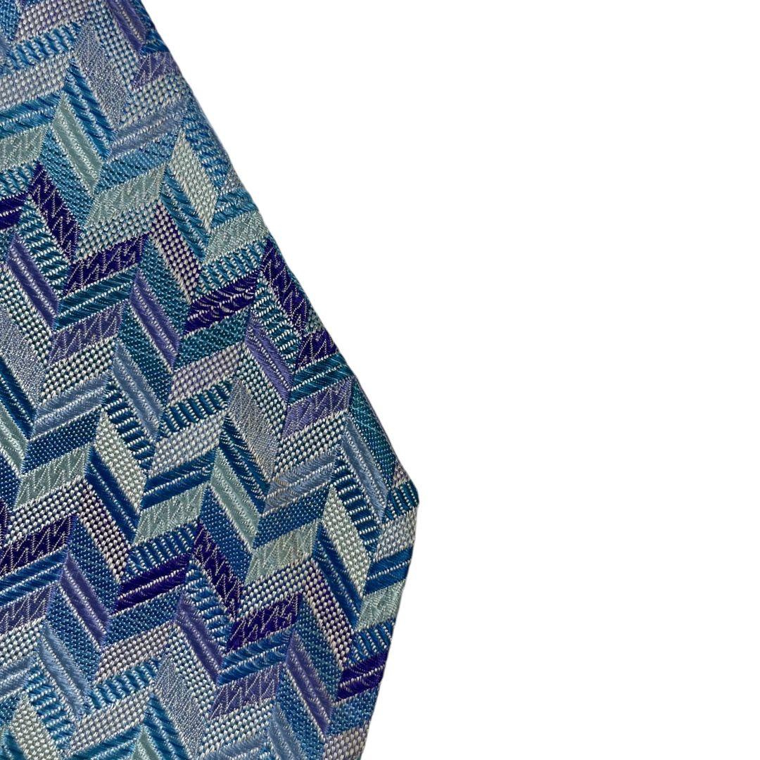 Corbata MISSONI Color Celeste Talle Unico