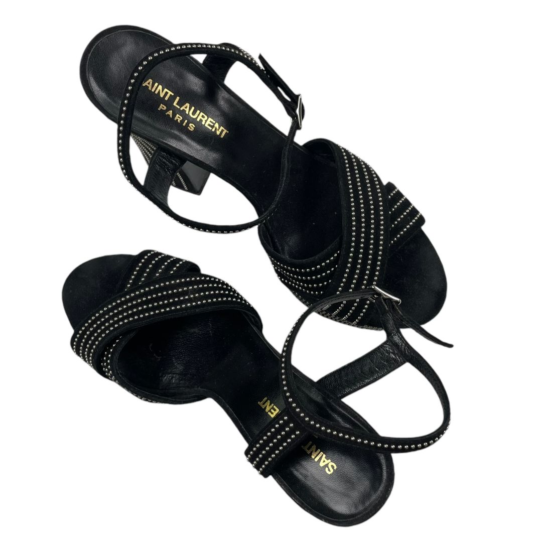 Plataformas SAINT LAURENT Color Negro Talle 38,5