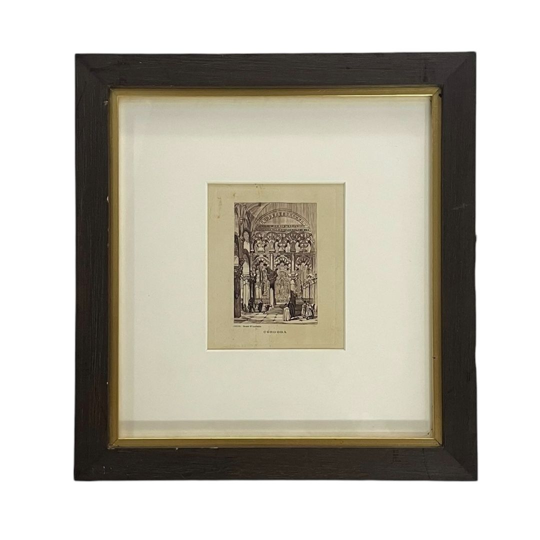 ANONIMO Arte con Vidrio Estilo Paisajismo Medida 25 cm x 25 cm