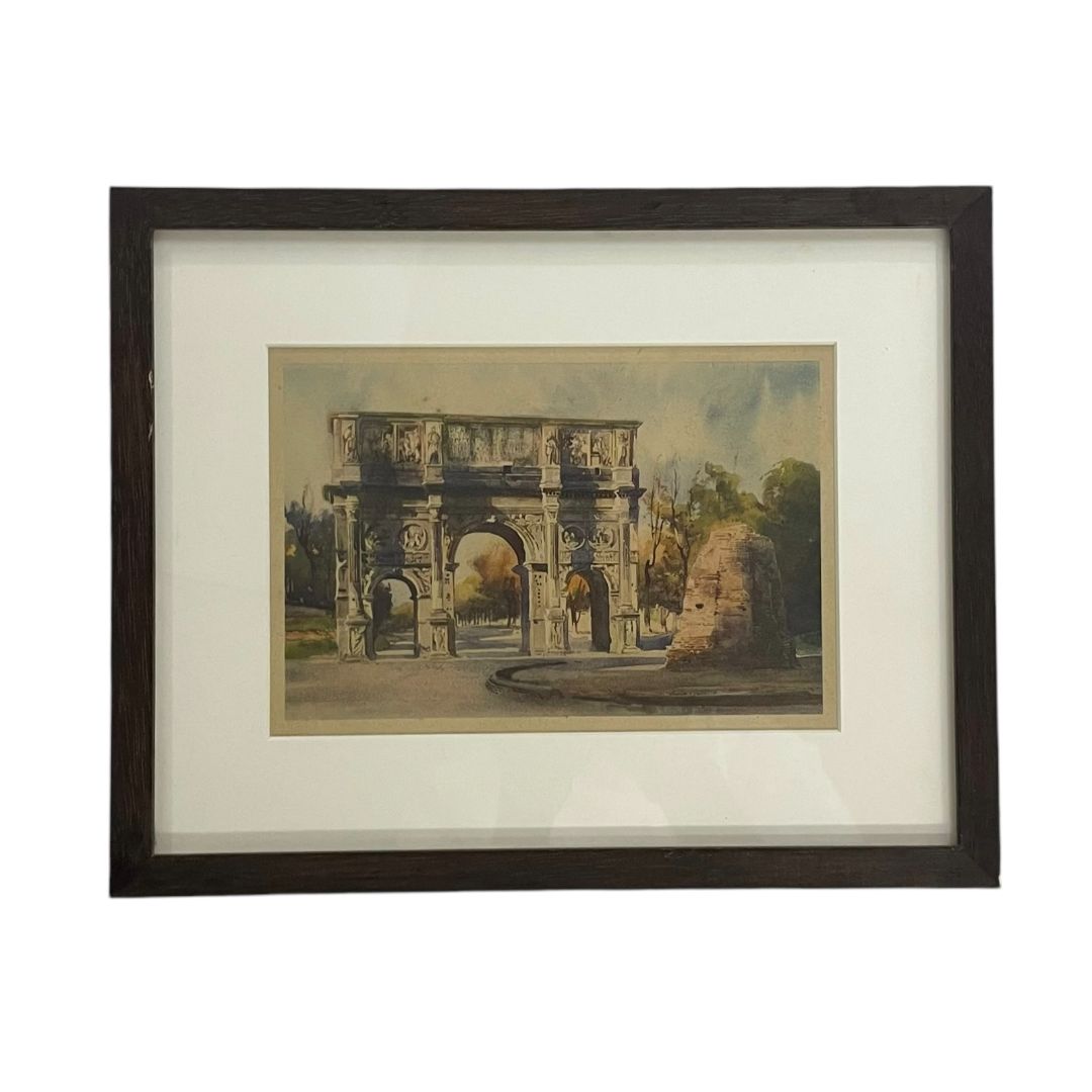 ANONIMO Arte con Vidrio Estilo Paisajismo Medida 30cm X 24cm