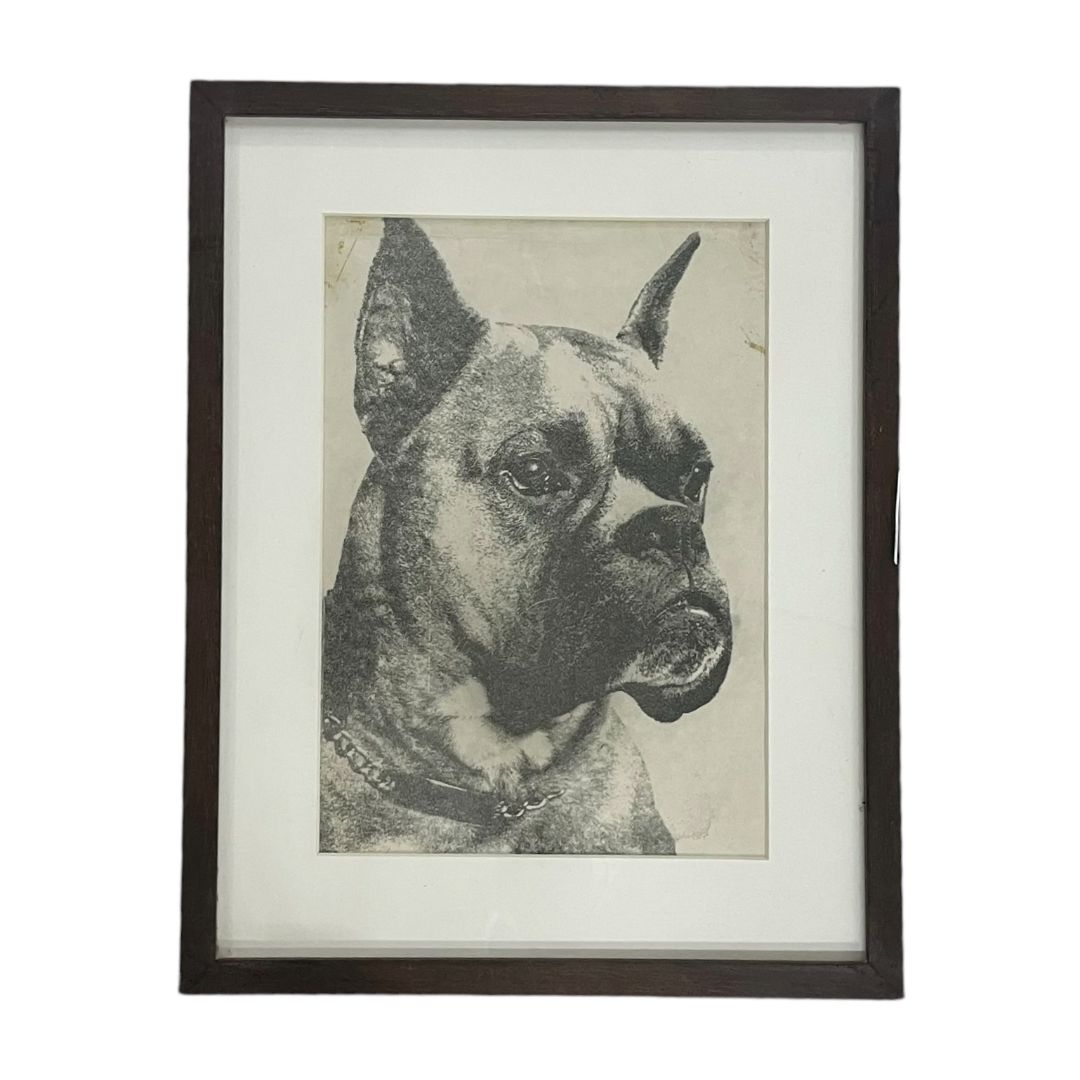ANONIMO Arte con Vidrio Estilo Retrato Medida 35cm X 28cm