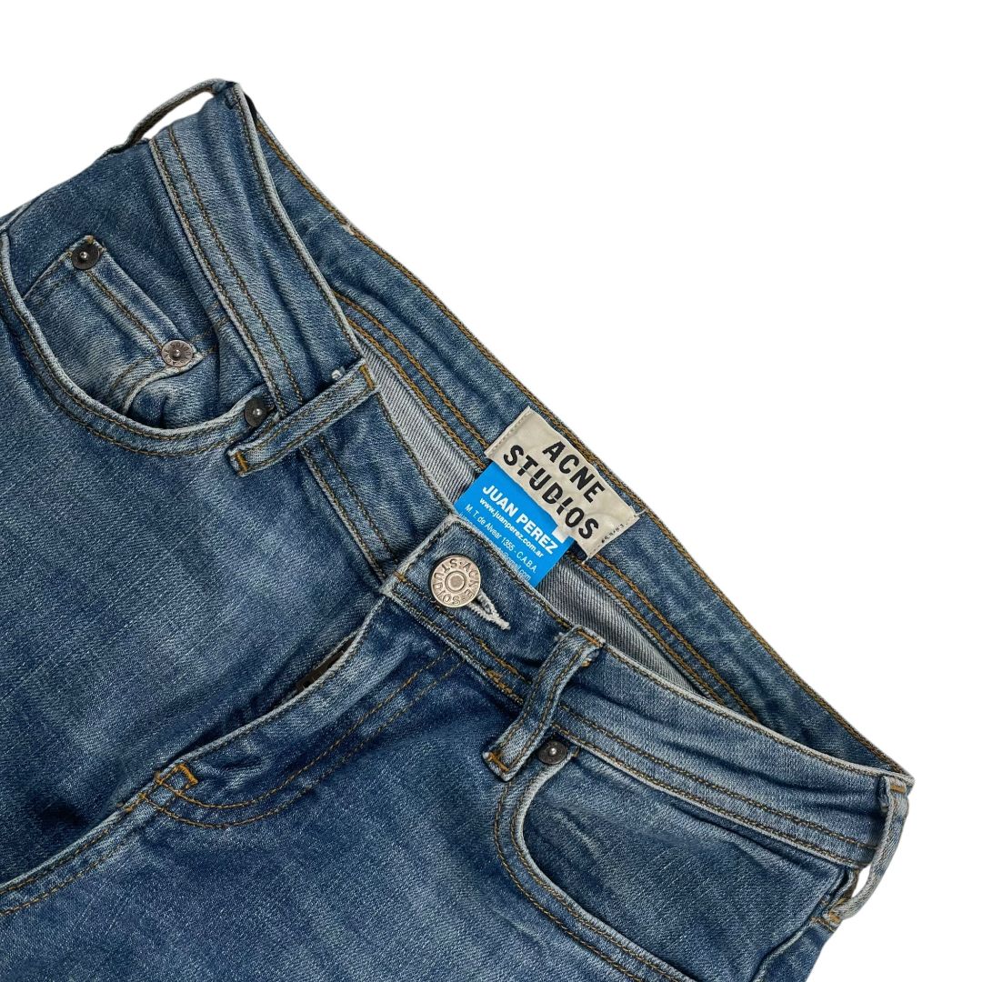 Pantalon Jean ACNE STUDIOS Color Celeste Talle 26