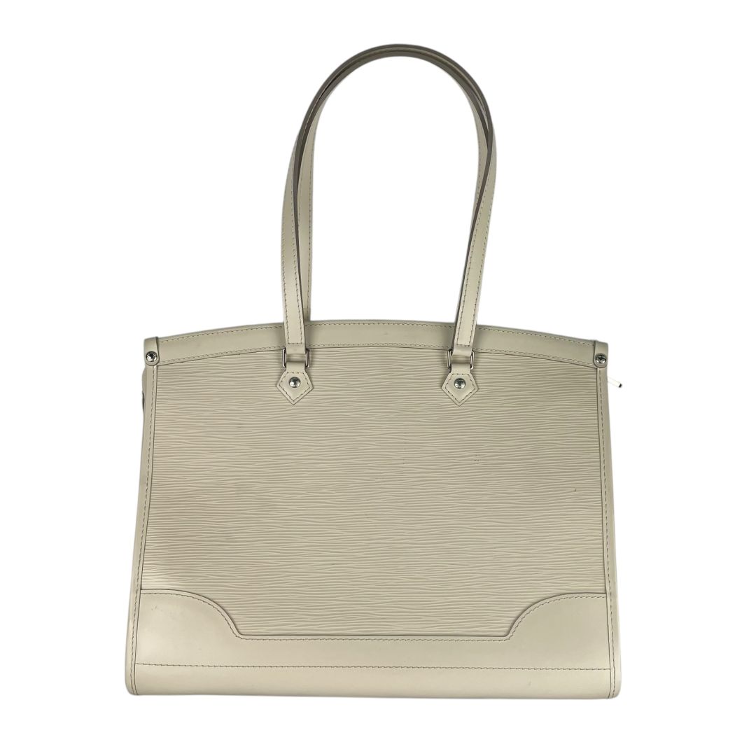 Cartera LOUIS VUITTON Color Beige Medida 34cm X 27cm